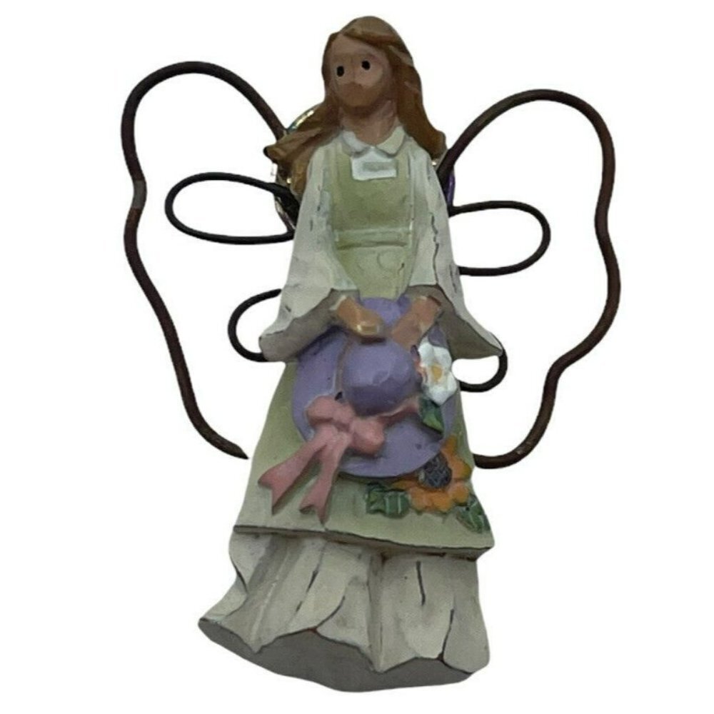 Vintage Resin Angel Pin